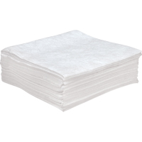 Feuilles absorbantes antistatiques de premi&egrave;re qualit&eacute;, Huile seulement, 30" x 30", 55 gal. d'absorption TGS INDUSTRIEL