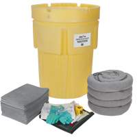 Trousse &eacute;conomique de lutte contre les d&eacute;versements, Universel, Baril, Absorbance de 95 gal. US TGS INDUSTRIEL