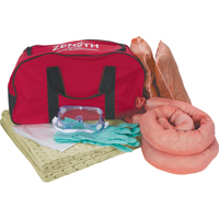 Trousse de lutte contre les d&eacute;versements pour v&eacute;hicules, Mati&egrave;res dangereuses, Sac, Absorbance de 10 gal. US TGS INDUSTRIEL