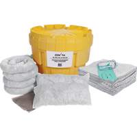 Trousse de lutte contre les d&eacute;versements de premi&egrave;re qualit&eacute;, Huile seulement, Overpack/Baril de r&eacute;cup&eacute;ration, Absorbance de 20 gal. US TGS INDUSTRIEL