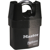 Cadenas prot&eacute;g&eacute; ProSeries, Noir, Cl&eacute;s diff&eacute;rentes, Acier lamin&eacute;, Largeur de 2-3/8" TGS INDUSTRIEL