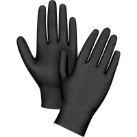 Heavyweight Tactile Grip Examination Gloves, X-Small, Nitrile, 8-mil, Powder-Free, Black TGS INDUSTRIEL