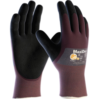 Gants MaxiDry, Moyen, R&ecirc;vetement Mousse de nitrile, Calibre 18, Enveloppe en Nylon TGS INDUSTRIEL