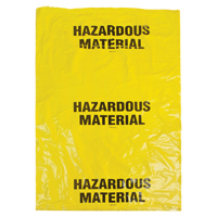 Hazardous Waste Bags, Infectious Waste, 60" L x 36" W, 208.2 L (55 Gal.) Capacity TGS INDUSTRIEL
