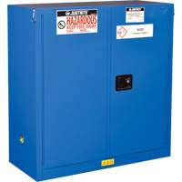 Armoires doubl&eacute;es pour rangement de mati&egrave;res dangereuses Chem-Cor, 30 gal., 43" x 44" x 18" TGS INDUSTRIEL