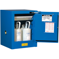 Armoires de comptoir doubl&eacute;es pour rangement de mati&egrave;res dangereuses Chem-Cor, 4 gal., 17" x 22" x 17" TGS INDUSTRIEL