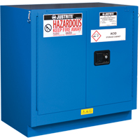 Armoires sous le comptoir doubl&eacute;es pour rangement de mati&egrave;res dangereuses Chem-Cor, 22 gal., 35" x 35" x 22" TGS INDUSTRIEL