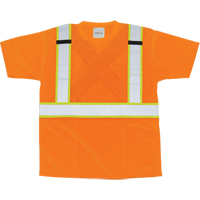 CSA Compliant T-Shirt, Polyester, Medium, Orange TGS INDUSTRIEL