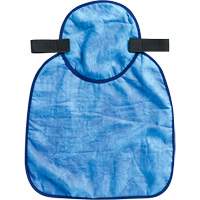 Tampon et voile pour le cou refroidissants pour casque de s&eacute;curit&eacute; Chill-Its 6717CT, Bleu TGS INDUSTRIEL