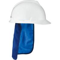 Tampon et voile pour le cou refroidissants pour casque de s&eacute;curit&eacute; Chill-Its 6717CT, Bleu TGS INDUSTRIEL