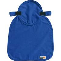 Tampon et voile pour le cou refroidissants et ignifug&eacute;s pour casque de s&eacute;curit&eacute; Chill-Its 6717FR, Bleu TGS INDUSTRIEL
