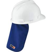Tampon et voile pour le cou refroidissants et ignifug&eacute;s pour casque de s&eacute;curit&eacute; Chill-Its 6717FR, Bleu TGS INDUSTRIEL