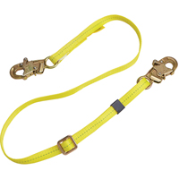 Longe de positionnement r&eacute;glable &agrave; sangle, 1 branches, 6', Classe CSA B, Polyester TGS INDUSTRIEL