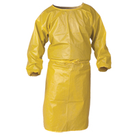KleenGuard A70 Chemical Spray Protection Smock, Polypropylene, Yellow, 34" W x 44" L TGS INDUSTRIEL