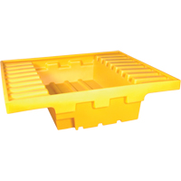 Ultra-Rack Sump&reg;, 51.5" L x 51.5" W x 12" H, 66 US gal. Capacity TGS INDUSTRIEL