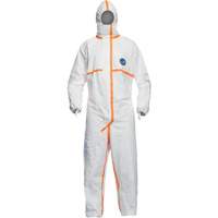 Coveralls, Small, White, Tyvek&reg; 800 J TGS INDUSTRIEL