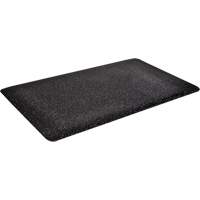 Tapis antimicrobiens WD Foodmaster, Lisse, 2' x 3' x 9/16", Noir, Mousse de vinyle TGS INDUSTRIEL