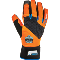 ProFlex&reg; 818WP Performance High-Visibility Thermal Waterproof Utility Gloves, Polyurethane Palm, Size Small TGS INDUSTRIEL