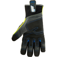 ProFlex&reg; Performance Dorsal Impact-Reducing Gloves + Thermal WP, Small, Suede Palm, Safety Cuff TGS INDUSTRIEL