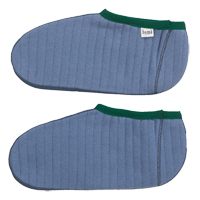 Chaussons pour bottes en caoutchouc, Hommes, T-Grand, Bleu/Vert, Coton/Molleton TGS INDUSTRIEL