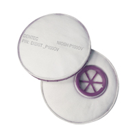 Filtre pour respirateur Diskit, Filtre contre les particules avec suppresion de vapeurs nuisibles, Vapeur organique/Filtre P100 TGS INDUSTRIEL
