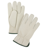 Gants de conducteur de premi&egrave;re qualit&eacute;, Moyen, Paume en Cuir fleur de vache TGS INDUSTRIEL