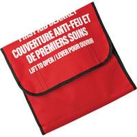 Couverture anti-feu avec sac de nylon Dynamic, Laine, 60" lo x 71" la TGS INDUSTRIEL