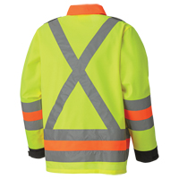 6007 Veste de s&eacute;curit&eacute; routi&egrave;re respirante, Polyester, Jaune lime haute visibilit&eacute;, T-petit TGS INDUSTRIEL