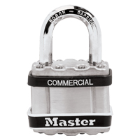 Cadenas lamin&eacute;, Argent, Cl&eacute;s diff&eacute;rentes, Acier lamin&eacute;, Largeur de 1-3/4" TGS INDUSTRIEL
