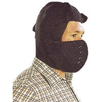 Doublure de casque de s&eacute;curit&eacute; avec masque amovible, Doublure en Coton/Kasha, Taille unique, Noir TGS INDUSTRIEL