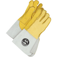 Gants de soudage, Cuir fleur de vache/Cuir fleur de daim, Taille Grand/10 TGS INDUSTRIEL