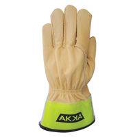 Lineman's Gloves, Small, Grain Cowhide Palm TGS INDUSTRIEL