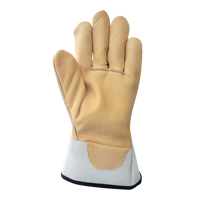 Lineman's Gloves, Small, Grain Cowhide Palm TGS INDUSTRIEL