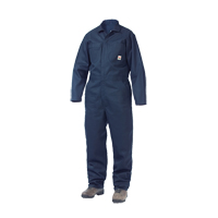 Unlined Coveralls, Men's, Navy Blue, Size Large (Tall) TGS INDUSTRIEL