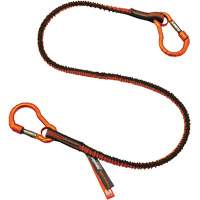Squids&reg; 3110F(x) Tool Lanyard, Bungee, Dual Carabiner TGS INDUSTRIEL