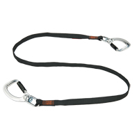 Squids&reg; 3139  Double-Locking Tool Lanyard with Swivel, Fixed Length, Dual Carabiner TGS INDUSTRIEL
