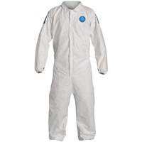 Coveralls, Medium, White, Tyvek&reg; 400 D TGS INDUSTRIEL