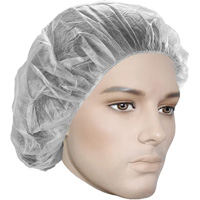 Bonnets bouffants, Polypropyl&egrave;ne, 18", Blanc TGS INDUSTRIEL
