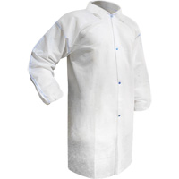 Sarrau jetable, Polypropyl&egrave;ne, Blanc, Moyen TGS INDUSTRIEL
