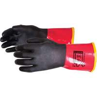 Chemstop Extreme Comfort Gloves, Size 7, 12" L, Nitrile/PVC, 30-mil TGS INDUSTRIEL