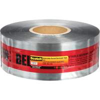 Scotch&reg; Detectable Buried Barricade Tape, English, 3" W x 1000' L, 5 mils, Black on Red TGS INDUSTRIEL