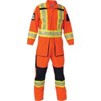 Combinaison ind&eacute;chirable, 2T-Grand, Orange haute visibilit&eacute; TGS INDUSTRIEL