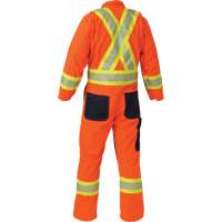 Combinaison ind&eacute;chirable, 2T-Grand, Orange haute visibilit&eacute; TGS INDUSTRIEL