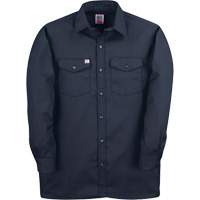 Chemise de travail &agrave; manches longues en tissu crois&eacute;, Hommes, 4T-Grand, Bleu marin TGS INDUSTRIEL