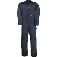 Twill Unlined Coveralls, Men's, Navy Blue, Size 36 TGS INDUSTRIEL