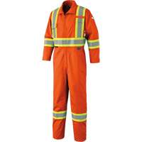 7705 Combinaison haute visibilit&eacute; FR-Tech, Taille 36, Orange TGS INDUSTRIEL