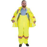 RZ1000 Rain Suit, Polyester, Small, High Visibility Lime-Yellow TGS INDUSTRIEL