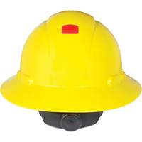 Full Brim Hardhat with Uvicator Sensor, Ratchet Suspension TGS INDUSTRIEL