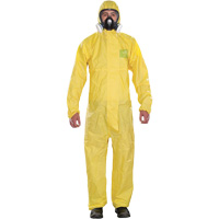 Combinaisons jetables pour usage mod&eacute;r&eacute; Microchem, Petit, Jaune, Polypropyl&egrave;ne TGS INDUSTRIEL