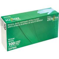 Puncture-Resistant Medical-Grade Disposable Gloves, Medium, Nitrile, 3.5-mil, Powder-Free, Blue, Class 2 TGS INDUSTRIEL